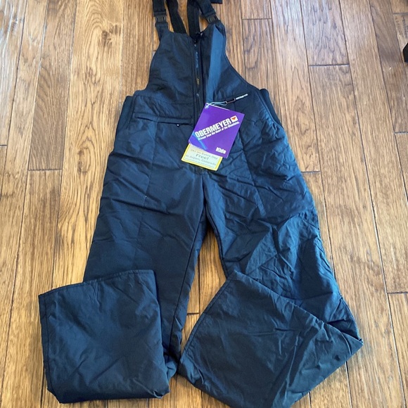 obermeyer Sz 16 black coverall snow pants - Picture 1 of 9